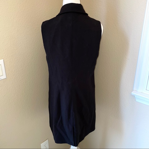 Rachel Zoe | Black Open Blazer Vest Jacket - Picture 5 of 6